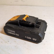 Titan 18v 1.5Ah Li-ion Cordless Drill Power Tool Battery TTI711BAT Genuine GWO