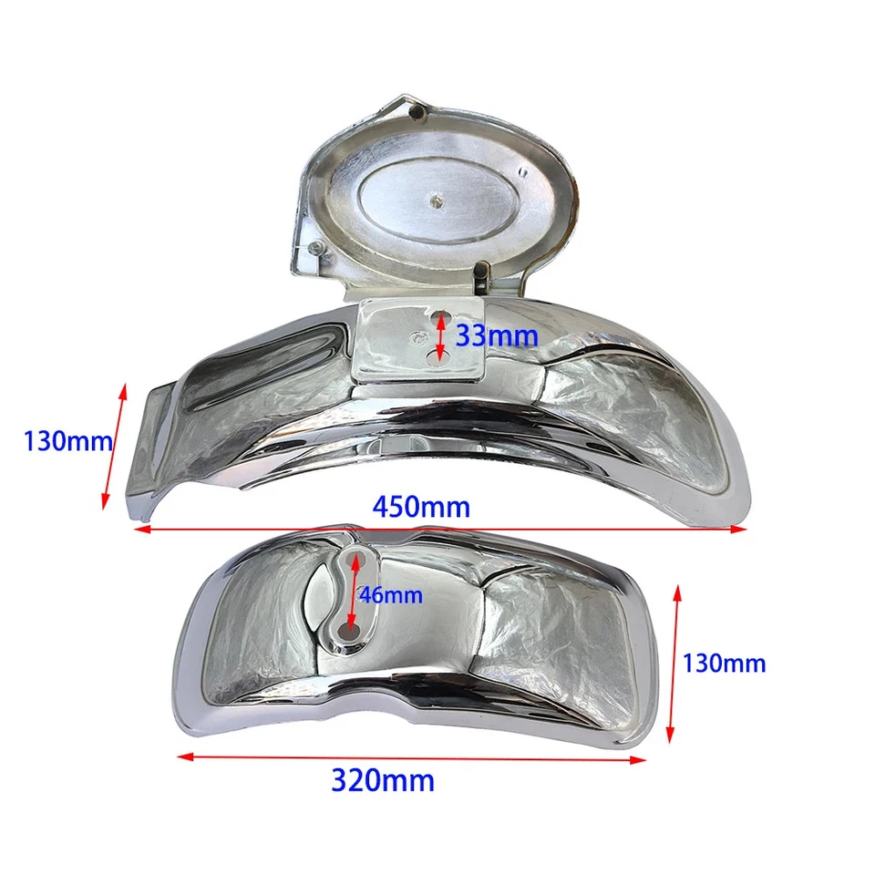 Kit guardabarros cuadro carrocería moto guardabarros para Honda Z50 Z50A Z50J Z50R Foto 2 de 4