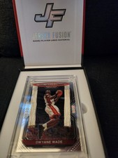 Jersey Fusion Series-4 Dwayne Wade Game Used Net 8/49 on Panini Prizm