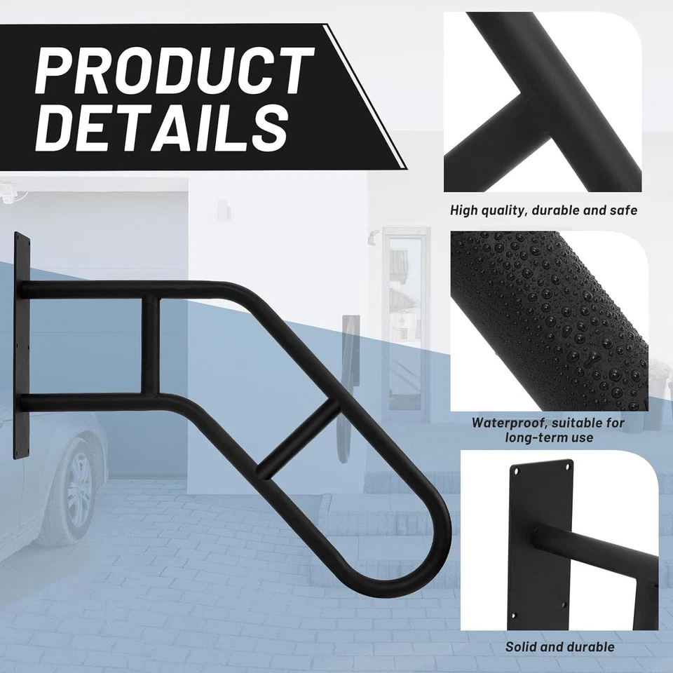 Handlauf Gebogene Treppe Handläufe Innen Außen Treppengeländer Wandhandlauf - Bild 3 von 4