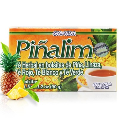 3 pack GN+VIDA Piñalim Herbal Tea Pineapple Linseed Red White Green Tea 90g