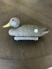 Vtg Flambeau Duck Decoy Mallard Hen 15" Hard Plastic Hunting Floating USA Made