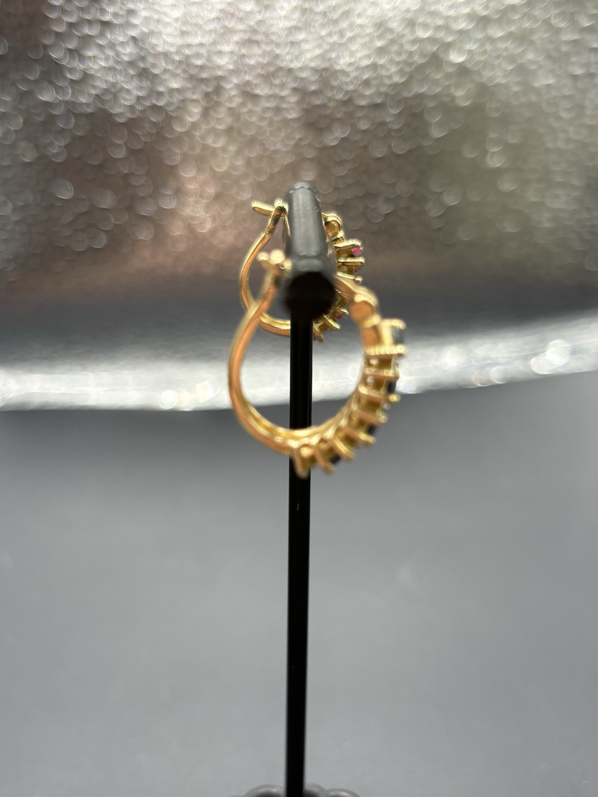 Ross Simons Gold Sterling Silver Ruby Sapphire Ea… - image 5