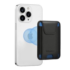 Genuine Leather Magsafe compatible Wallet for Men  Women- Slim Magnetic wall...