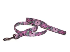 Wet Nose Designs Coordinating Leash 4.5  5.5 or 6ft  match dog collar STANDARD