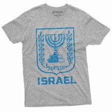 Men's Israel Flag Military T-shirt Support Israel IDF Israel Patriotic Shirt