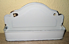 Antyczna emaliowana miska grzebieniowa, chabby chic, vintage, 22 x 4 x 13cm