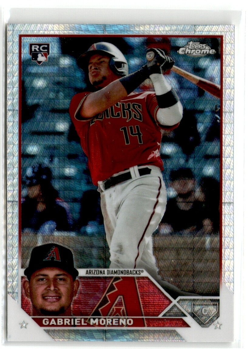 2023 Topps Chrome Update Gabriel Moreno Prism Refractor Rookie Arizona #USC36