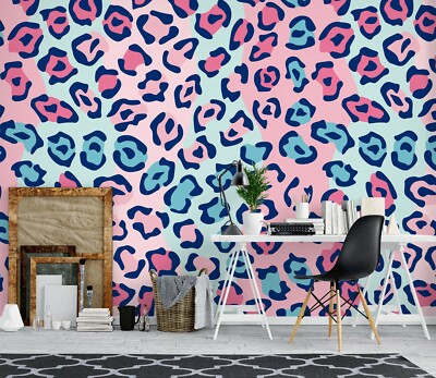 3D Blue Flower ZHU2381 Wallpaper Wall Mural Removable Self-adhesive Zoe