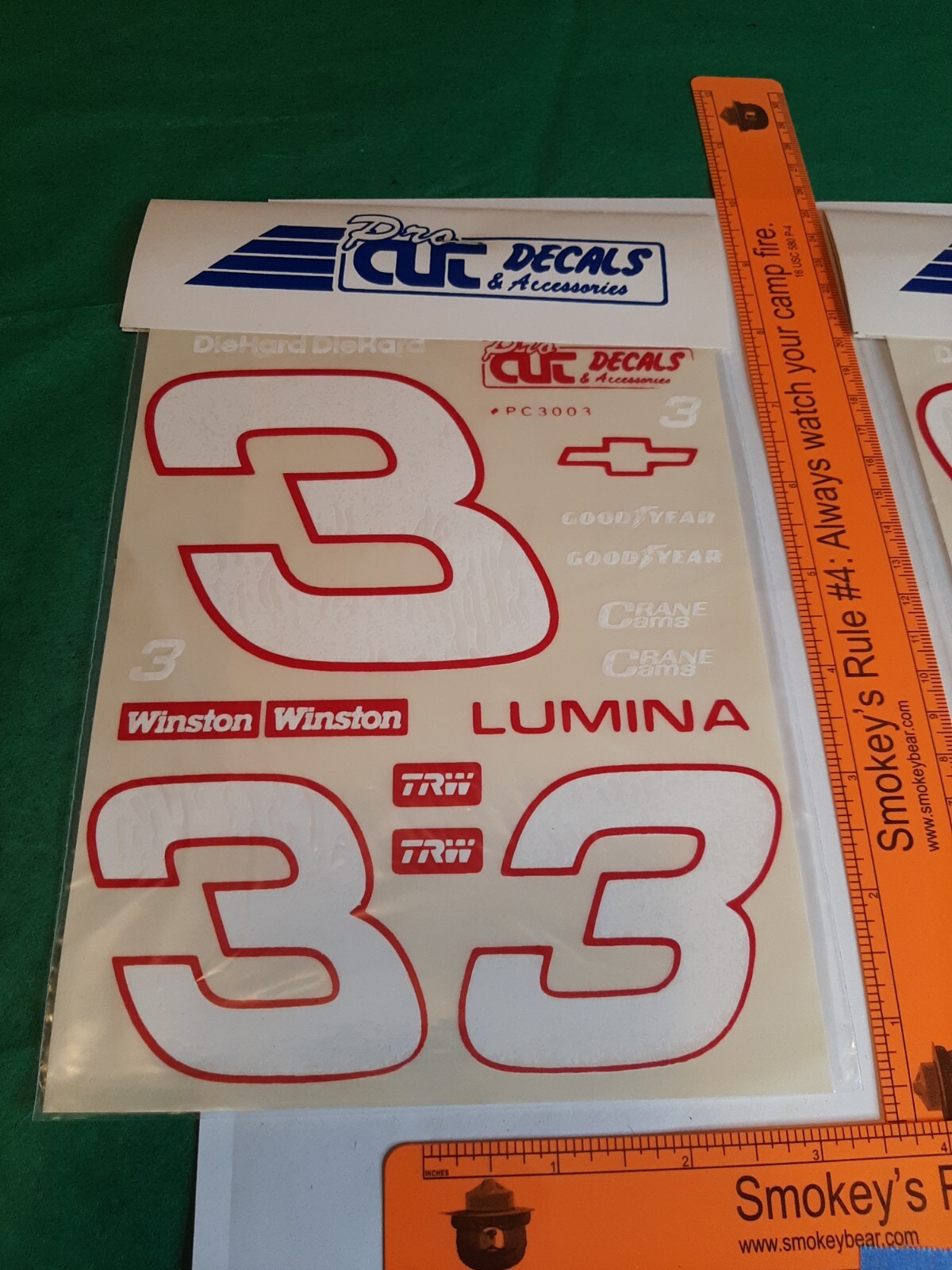 Racecar Lot Of 4 Pro Cut Graphics Rc Car Stickers