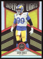 2023 9161E Panini Legacy Under the Lights SILVER Aaron Donald Los Angeles Rams