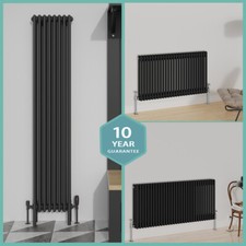Traditional Black Radiator Horizontal Vertical Style 2 3 4 Column Heating Rads