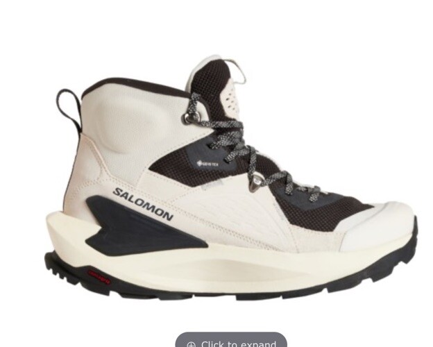Stivali da trekking Salomon Gore Tex Mid impermeabili donna vaniglia ghiaccio fantasma taglia 8 5