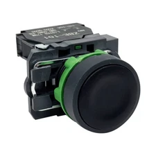XB5-AA21 plastic flush black 22mm spring return unmarked 1NO Push button XB5