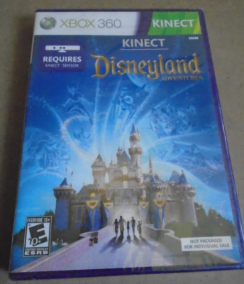 Kinect Disneyland Adventures Xbox 360 Brand NEW Sealed