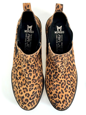 Mephisto NEW! Women's Leopard Ankle Boot Emie Lightweight Chelsea US 9.5/EU40