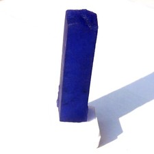 DYED  300-350 Ct Blue Sapphire Slice Rough Certified Loose Gemstone GVN