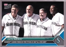 Ken Griffey Jr Mariners Legends Wilson Buhner Edgar 2023 TOPPS NOW #563 Blue /49