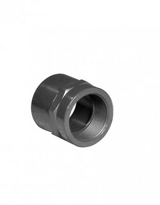Übergangsmuffe 90 x 3  - PVC Muffe Gewinde Rohr Fitting Fittings
