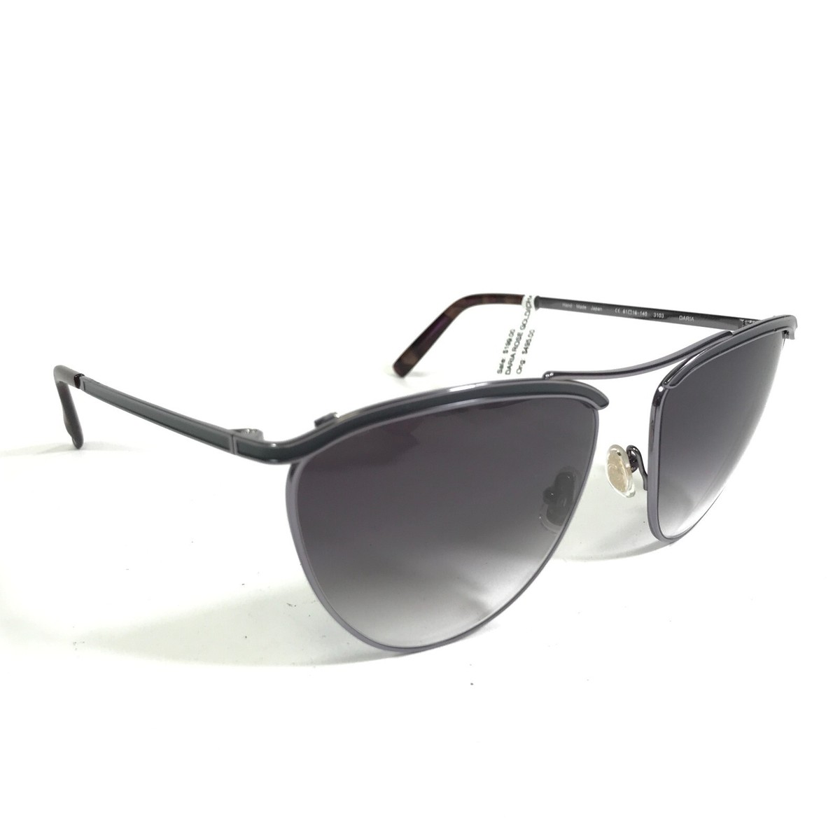 Morgenthal Frederics Sunglasses 3103 DARIA Gray Round Frames  display picture 1