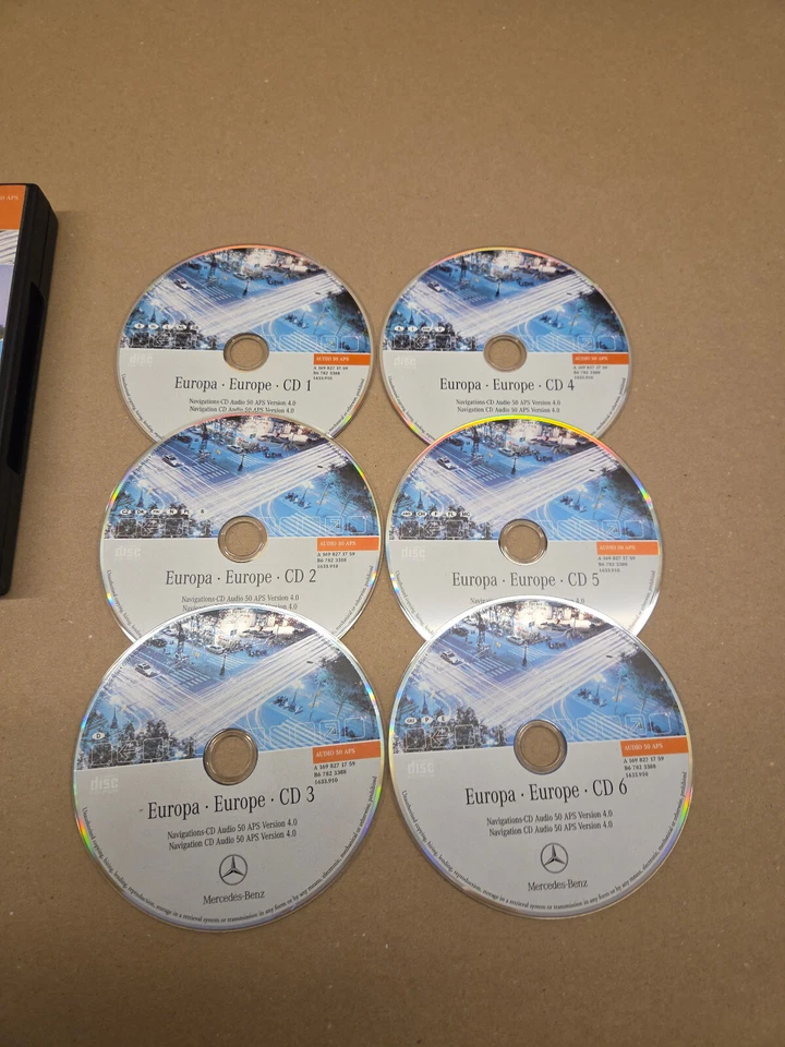 Navigation Europa 4.0 6 CD Europa Mercedes A B Klasse W169 W245 A1698271759 - Bild 3 von 4