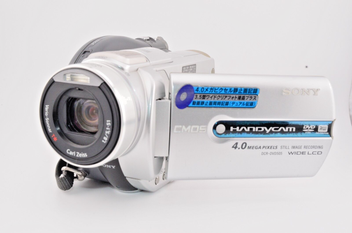 Sony Handycam DCR-DVD505 Camcorder Japanese Only Tested Fully