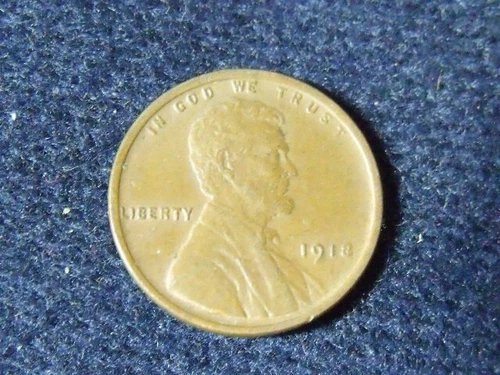 1918  PHILADELPHIA LINCOLN CENT XF CONDITION  SHIPS FOR FREE AC12