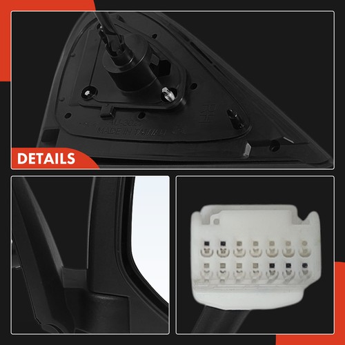 2x Chrome w/ Indicator Powered Door Mirror for Mitsubishi Triton MQ MR 2015-2018 - Picture 11 of 12