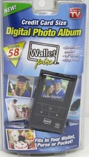 Wallet Pix - As Seen on TV Credit Card Size Digital Photo Album NEW Sealed.