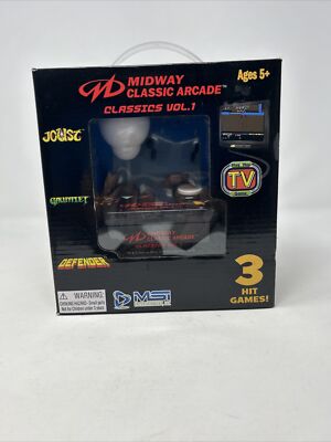 Midway Classic Arcade Vol 1 Plug N Play Game Joust Gauntlet Defender