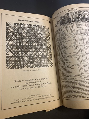 VTG Farmer’s Almanac Lot - 1973, 1974, 1978, 1986 Go Gambles Glenwood, MN - Picture 12 of 15