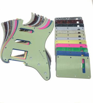 KAISH Guitar HSS Pickguard Scratch Plate Tremolo Cover Fits Fender Stratocaster