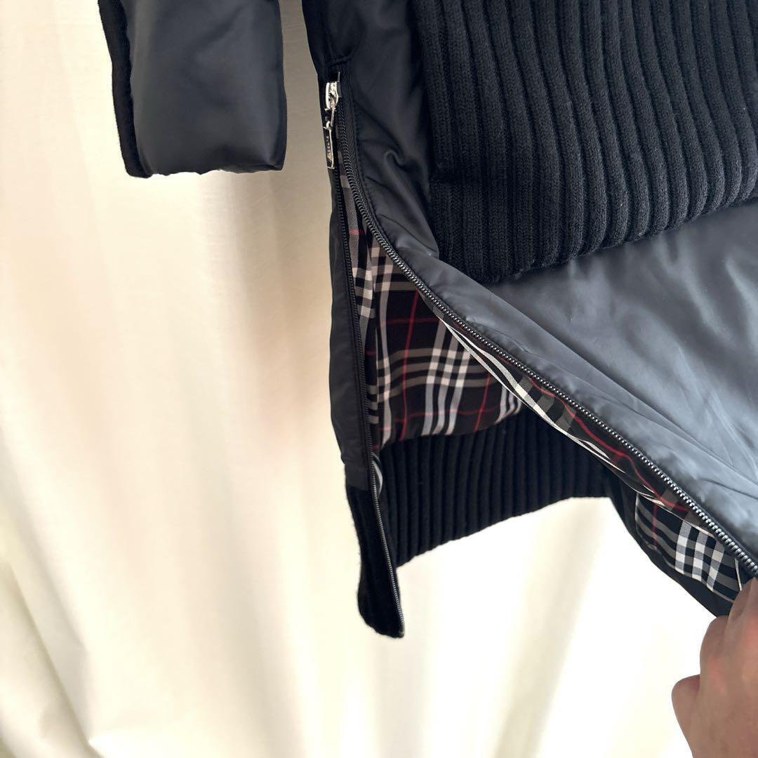 Burberry Black Label Long Coat Nova Check Polyester Size M For Men thumbnail 7
