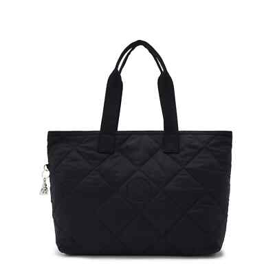 KIPLING - gesteppte Tragetasche mit Laptopfach weiblich - Cosmic Black - NEU