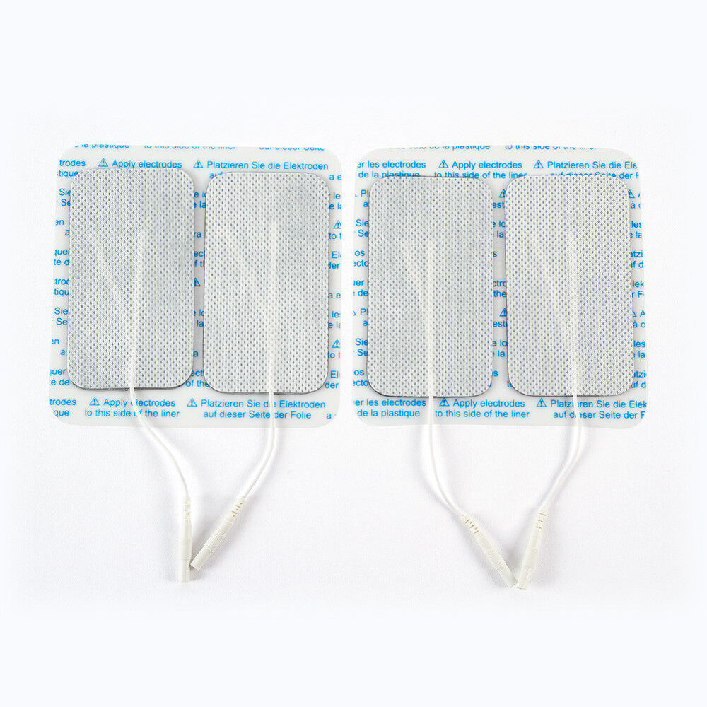 BodyMed Fabric Backed Electrodes -  2"x 3.5" Rectangle 10 Pkgs of 4, TENS