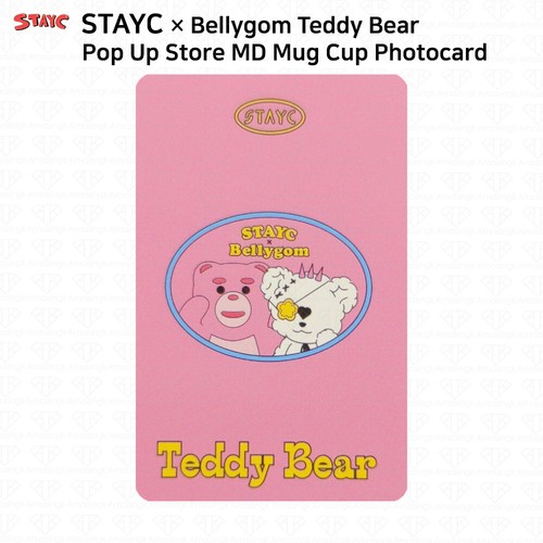 StayC x Bellygom Teddybär Pop Up Store Offizieller MD Becher Öko Tasche Fotokarte KPOP - Bild 36 von 72
