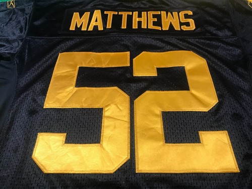 Clay Matthews Green Bay Acme Packers Reebok On Field Sewn Jersey Men's Size 48 - Picture 13 of 13