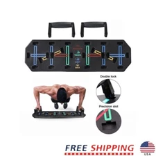 10 in 1 Push Up Board System Fitness Workout Strength Training Gym Exercise New