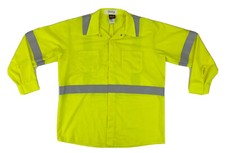 Red Kap Mens Neon Yellow XL- RG High Visibility Safety Class 2 Type R Jacket