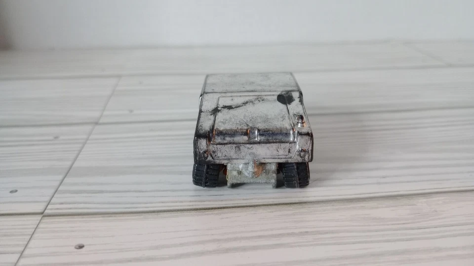 Hot Wheels #198 Race World-Battle 2010 2/4 Humvee gris con rueda de radios ORUT5 verde Foto 3 de 4