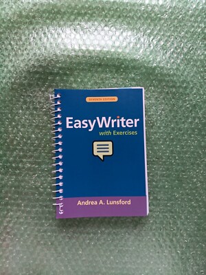 EasyWriter with Exercises by Andrea A. Lunsford (2018, Spiral)