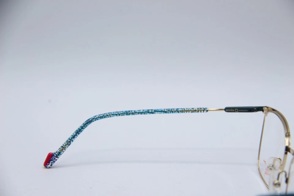 NUEVAS GAFAS ETNIA BARCELONA AMATISTA GDBL ORO AZUL MONTURAS AUTÉNTICAS 53-18 Foto 3 de 4