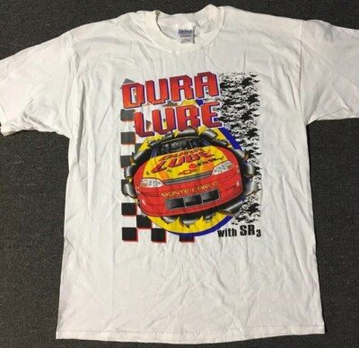 Vtg Dura Lube Monte Carlo Shirt XL Chevrolet NASCAR Dale Earnhardt Indy 500 90s