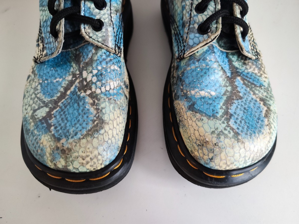 Bottes Dr. Martens 1460 Original Bleu Marine - Taille 38, Made In England, Occasion