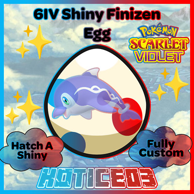 Finizen   SHINY 6IV EGG   Pokemon Scarlet & Violet   TEAL MASK DLC  