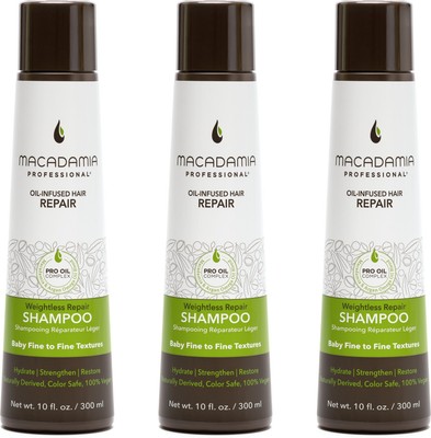 Macadamia Weightless Repair Shampoo 3x300 ml