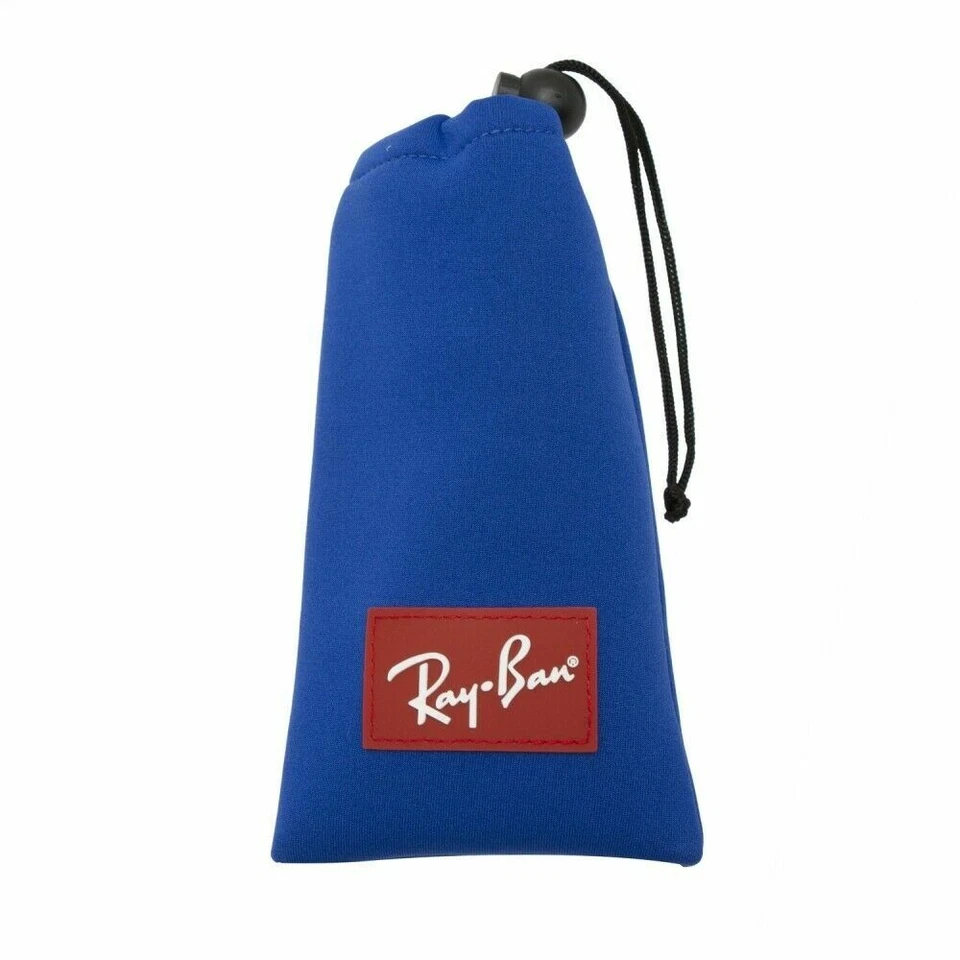 NUEVO RAY-BAN GAFAS DE SOL BOLSA ÓPTICA ESTUCHE AZUL SOLAMENTE Foto 2 de 2