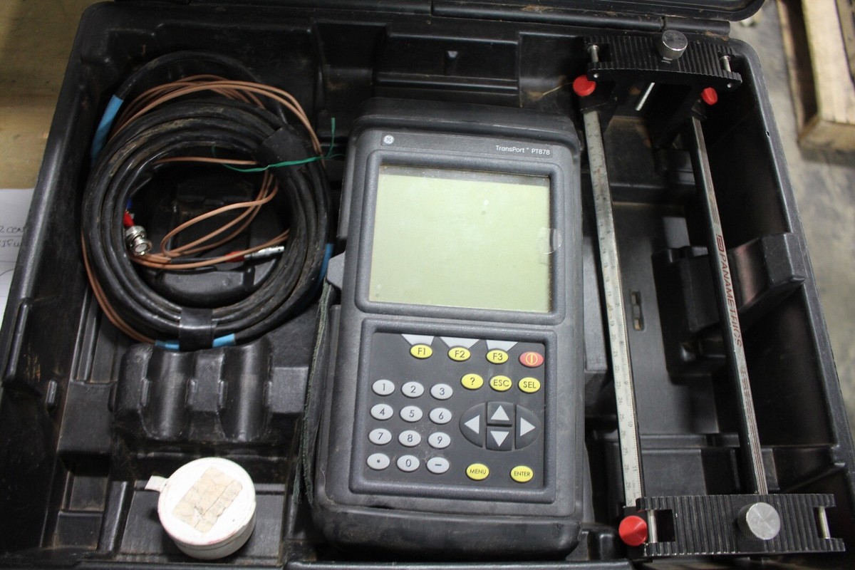 GE Panametrics TransPort PT878 PORTABLE LIQUID FLOWMETER GE Panametrics TransPort PT878 PORTABLE LIQUID FLOWMETER