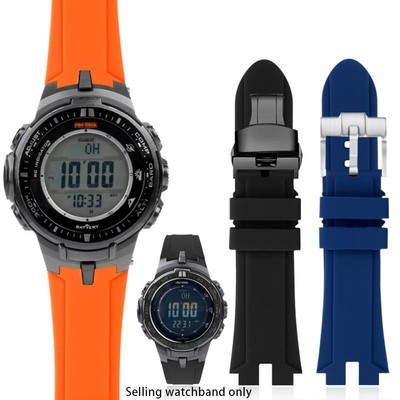 Silicone Watchband For Casio PROTREK PRW-3100 PRW6000 6100 PRW3000 PRG300 PRG330