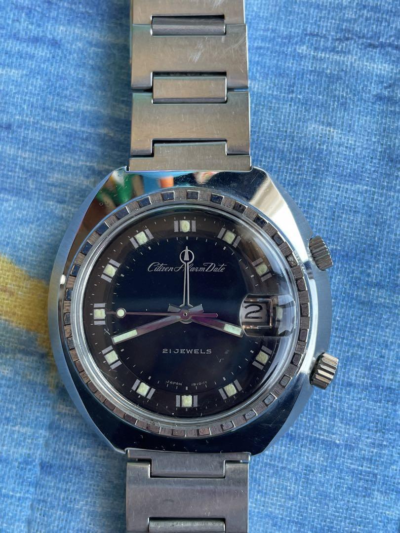 Men's Wristwatch Citizen Alarm Date ALDS-2901A-1 Manual Men's Wristwatch Citizen Alarm Date ALDS-2901A-1 Manual